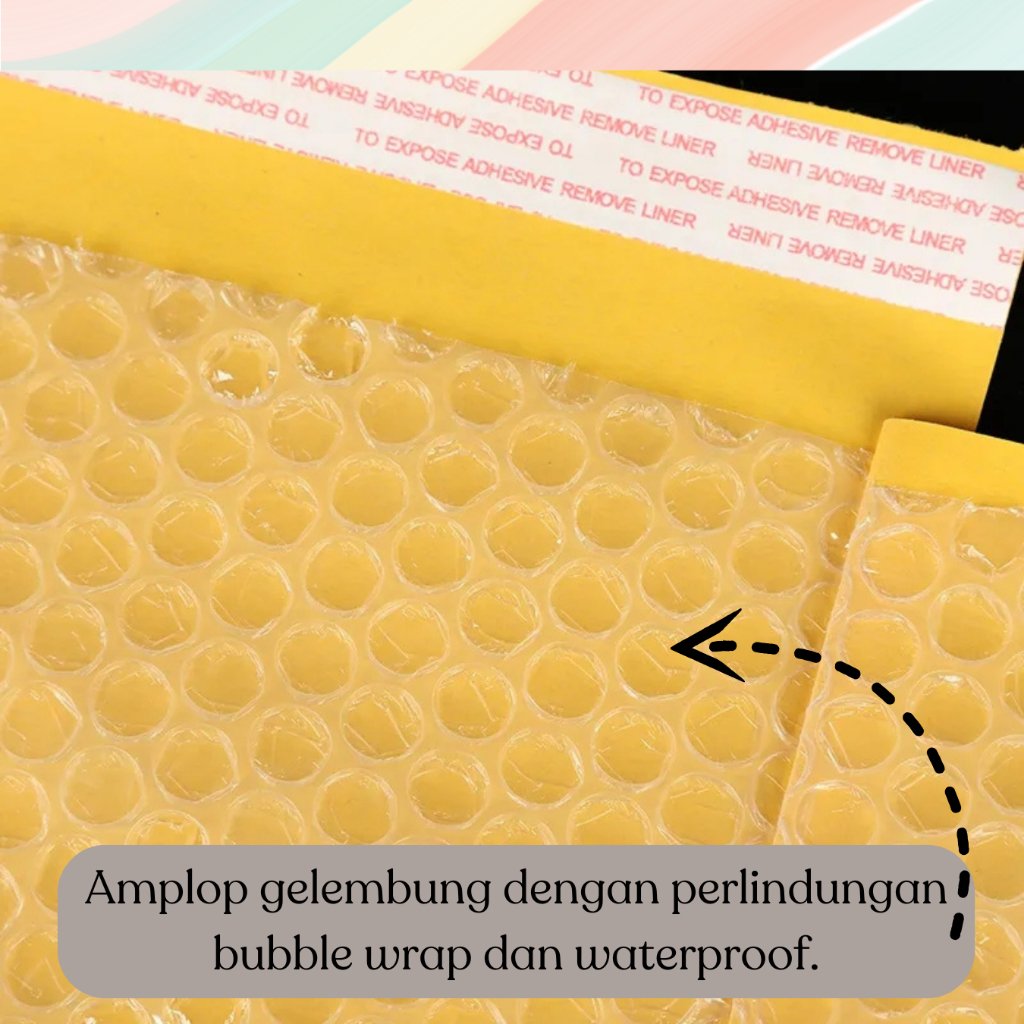 Amplop Bubble Wrap Kraft Coklat / Amplop Bubble Mail Kraft - / Kantong Bubble Wrap Coklat