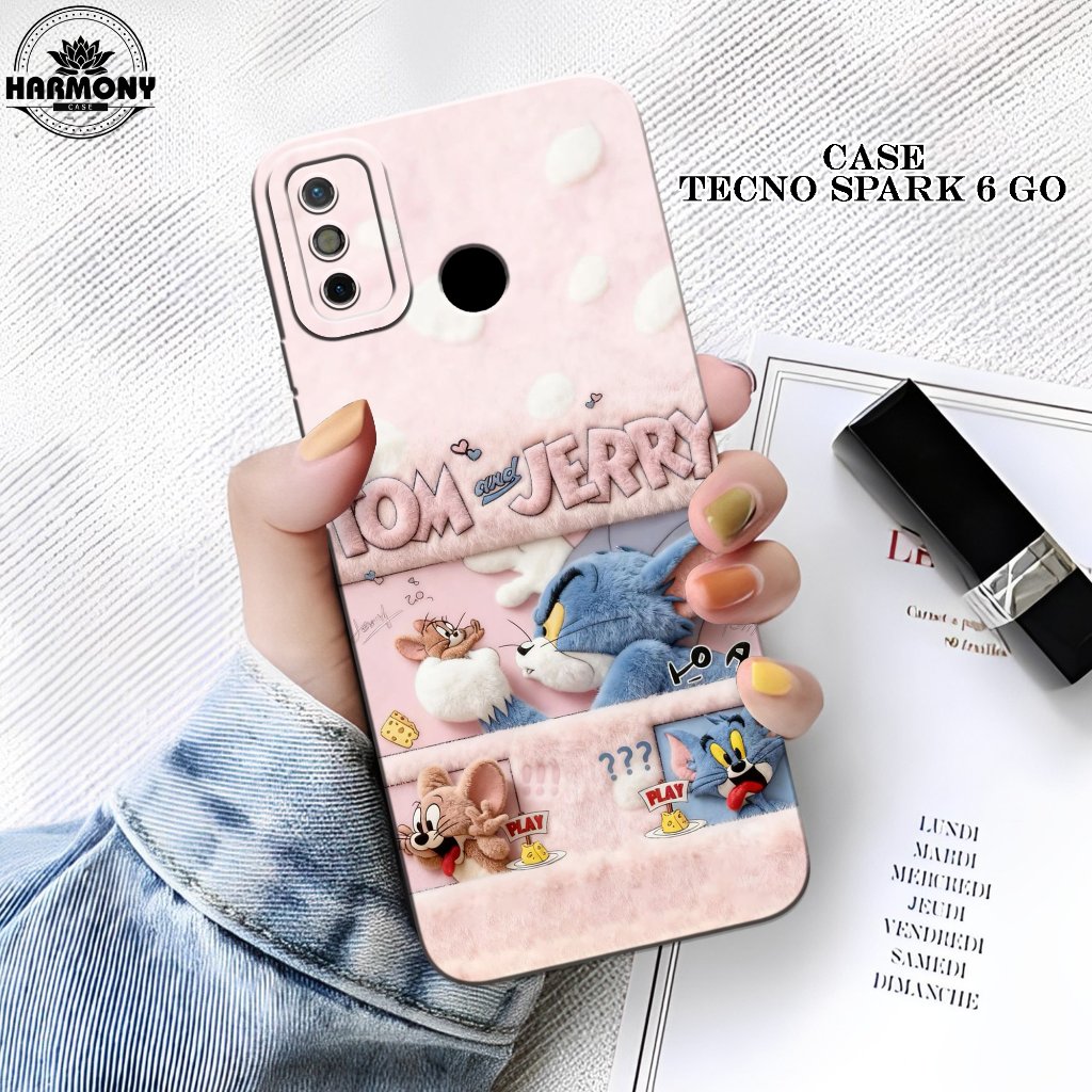 Case Tecno Spark 6 Go Terbaru- Fashion Case Lucu  - Softcase Tecno Spark 6 Go - Silikon Pro Camera -