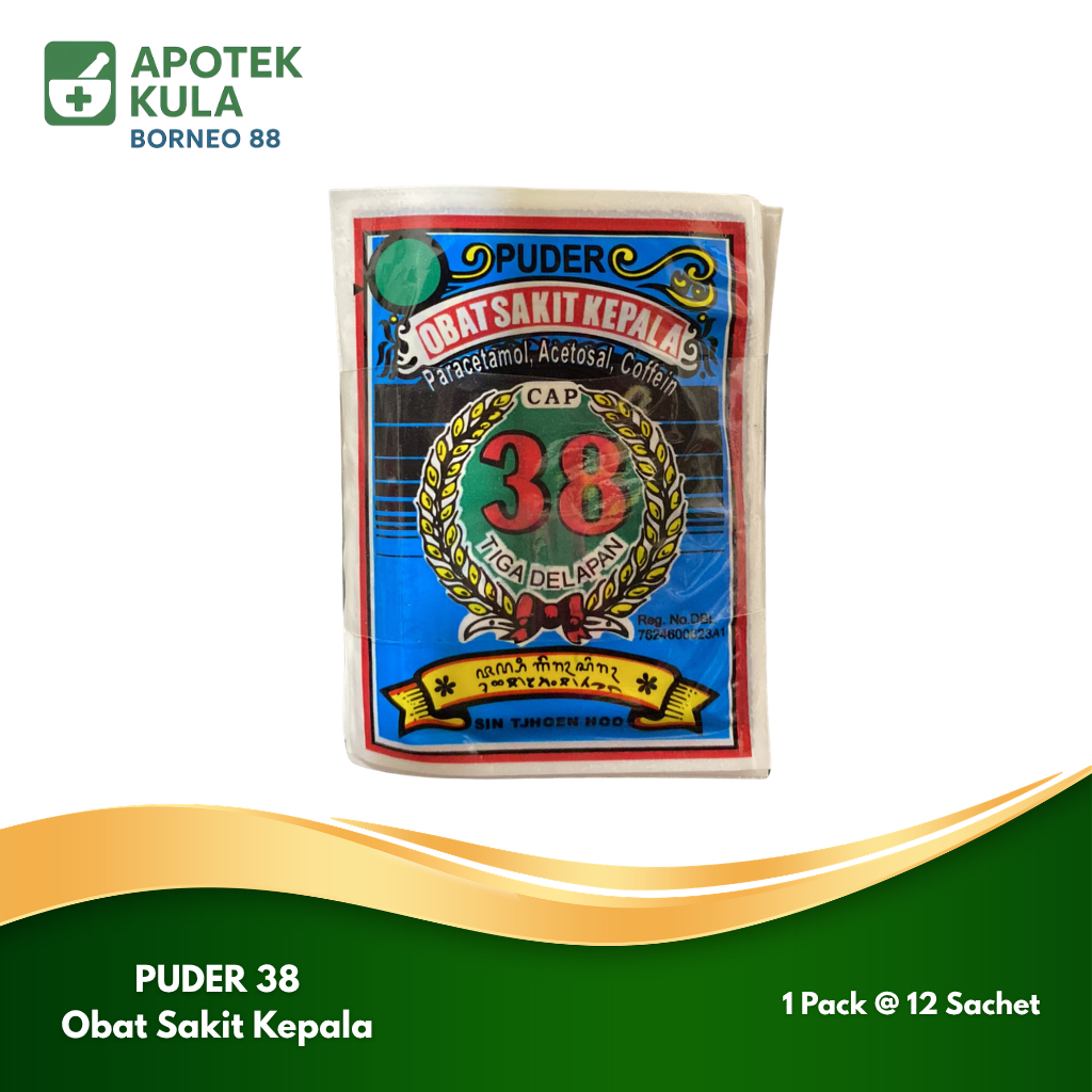 PUDER 700 mg Cap 38 Sakit Kepala 1 Pack @ 12 Sachet