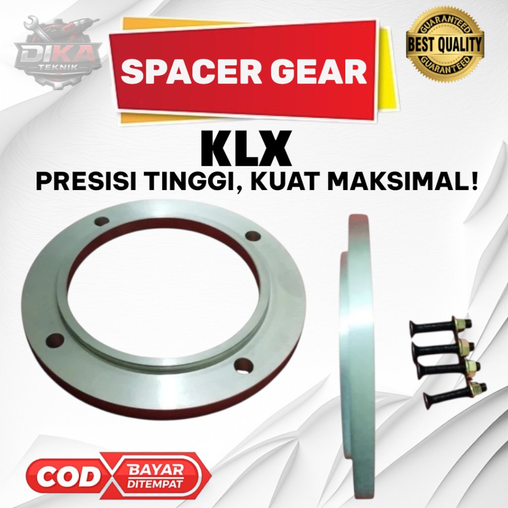 Spacer Gir D-TRACKER KLX BF Spicer Spasir Plus Baut L Baja Aksesoris Variasi D-Tracker KLX 150