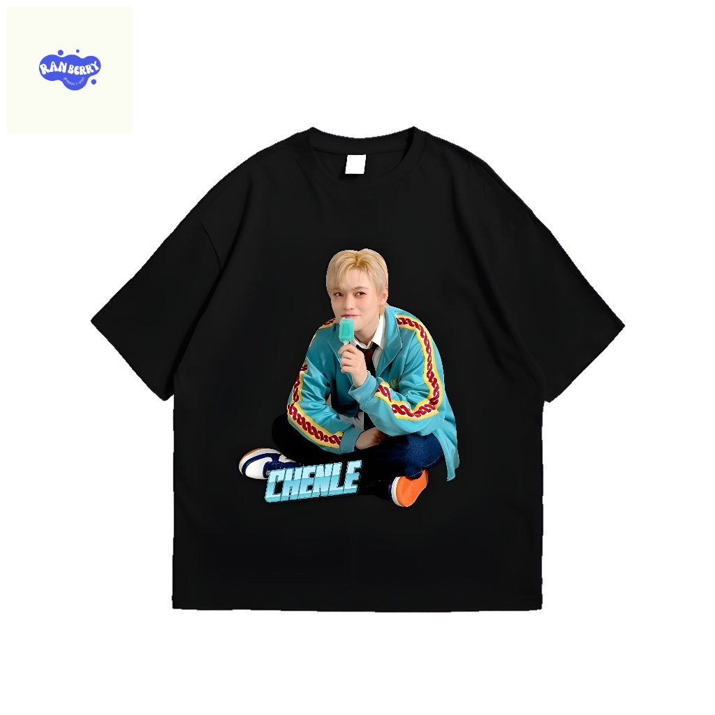 Ranberry Graphic t-shirt Tshirt Chenle NCT Cotton Combed 30S/ Kaos KPOP Zhong Chenle