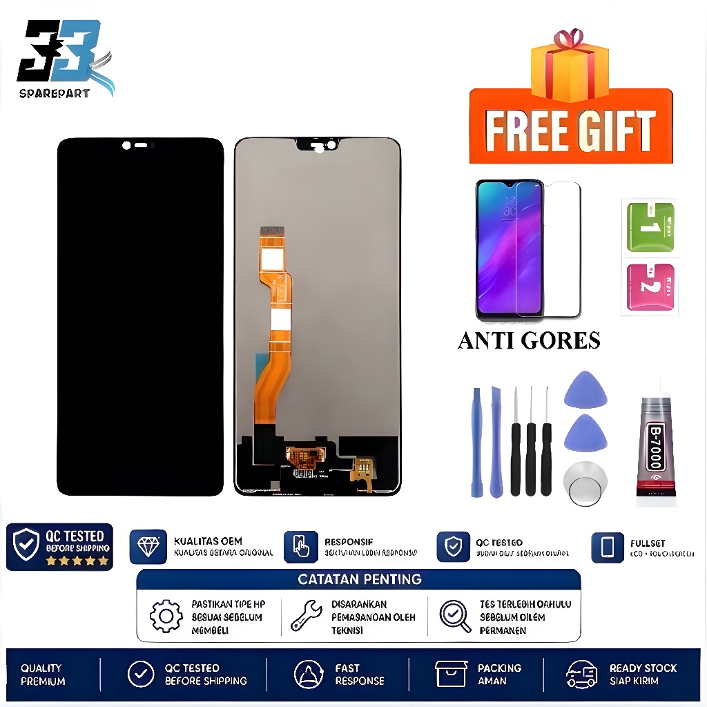 LCD TOUCHSCREEN OPPO F7 / F7 PRO ORG LCD FULLSET