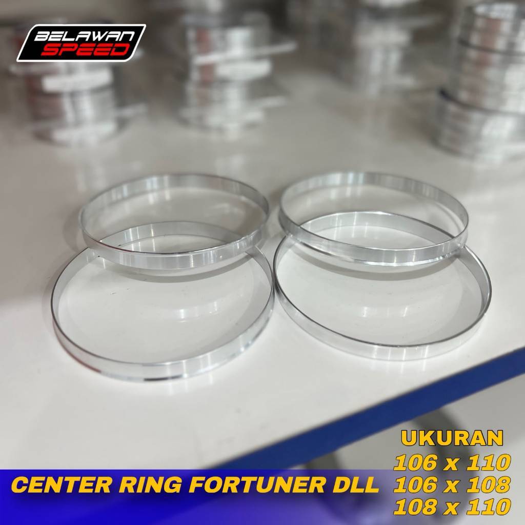 Centering ANTI GETAR HSR CENTER RING ukuran center bore 106 X 108 106 x110 &  108 x 110 HSR  fortune