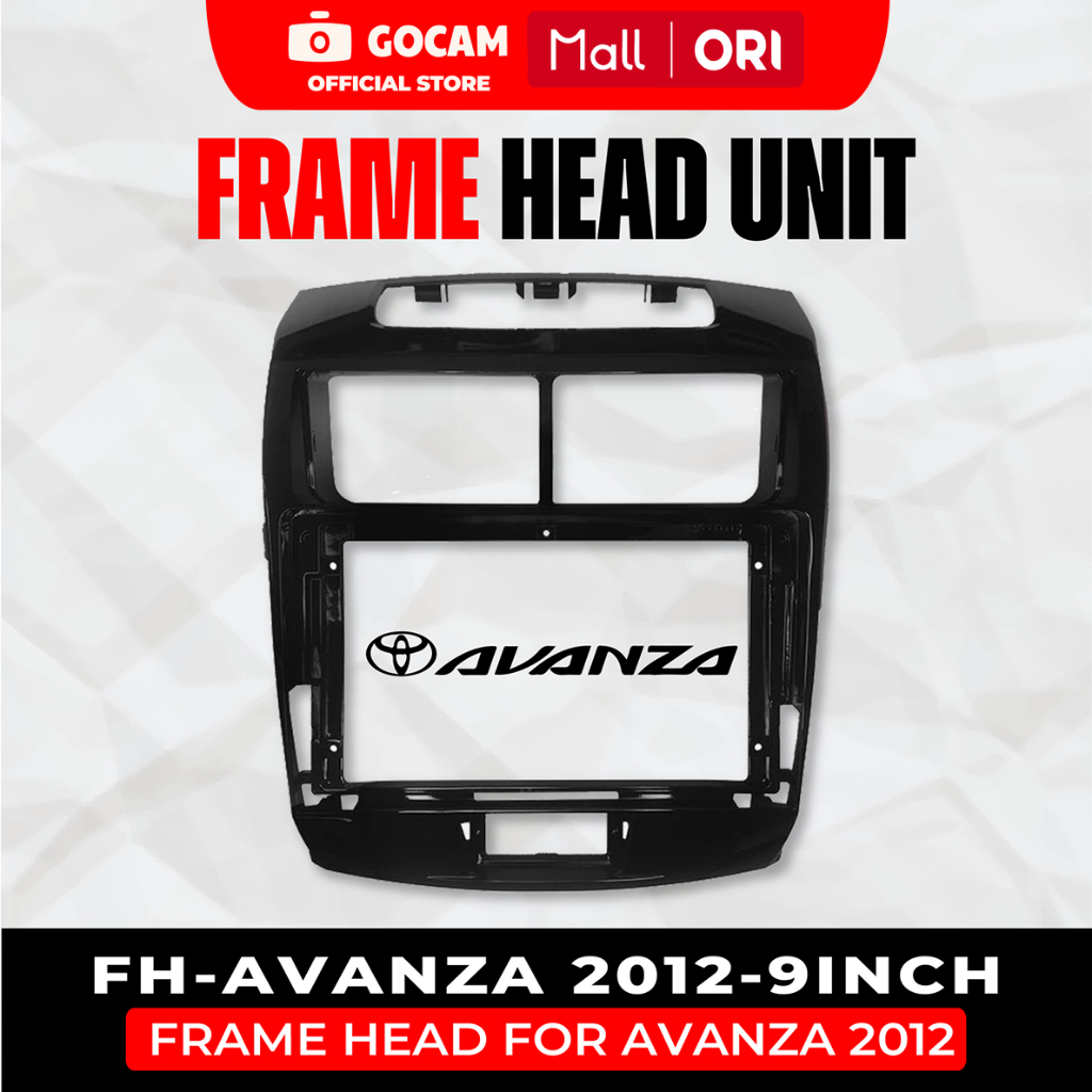 [COD] GOCAM Frame Android Head Unit Android - Toyota Avanza 2012 9 Inch Include Soket