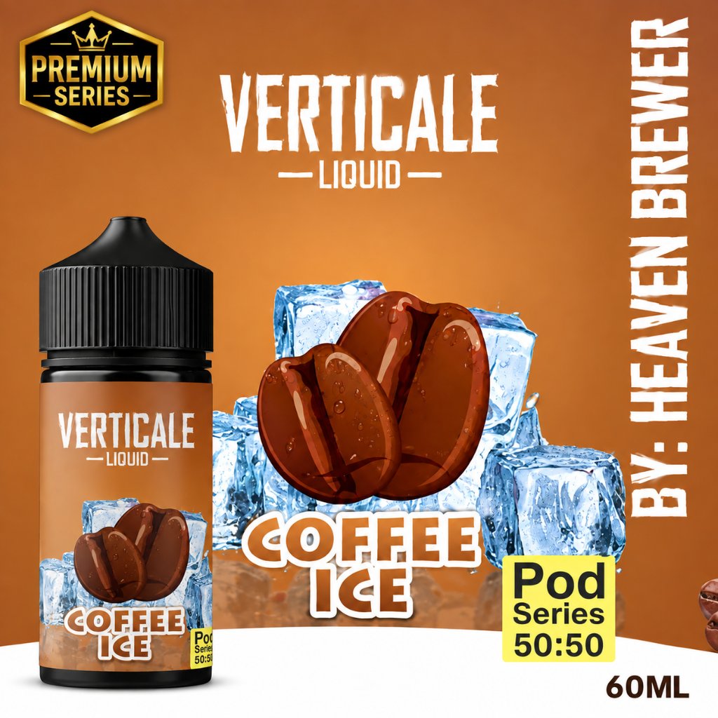 Premium Series VERTICALE Liquid By HEAVEN BREWER Coffee Ice 100ml 60ml 30ml 10ml Kopi dingin Cofe Co