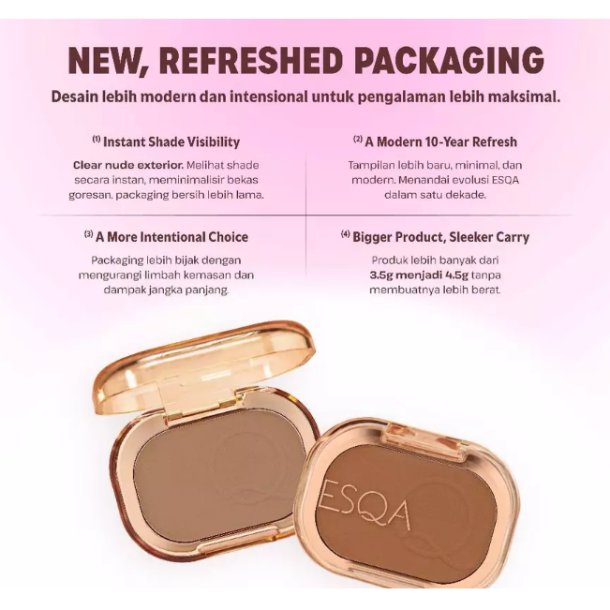 ESQA FRAME FLARE POWDER BRONZER EXP: 05/29