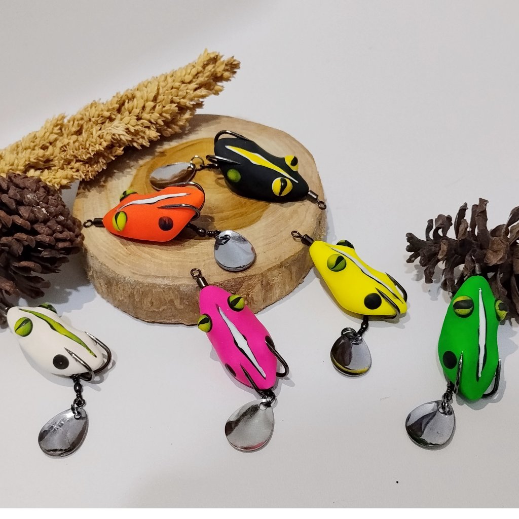 Soft Frog lure 3,7 cm Umpan Casting Gabus Anti Mocel