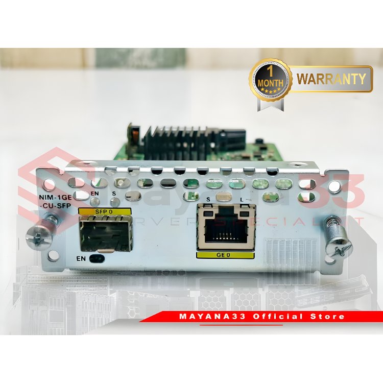 Module Cisco NIM-1GE-CU-SFP Support Cisco ISR 4221, 4321, 4331, 4351, 4431, 4451