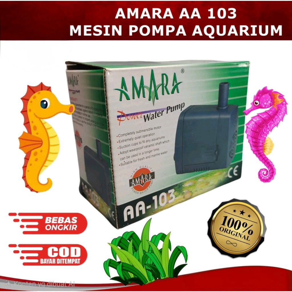 Pompa Air Celup Kolam Amara AA 103 / Submersible Pump AA-103 Kolam Aquarium