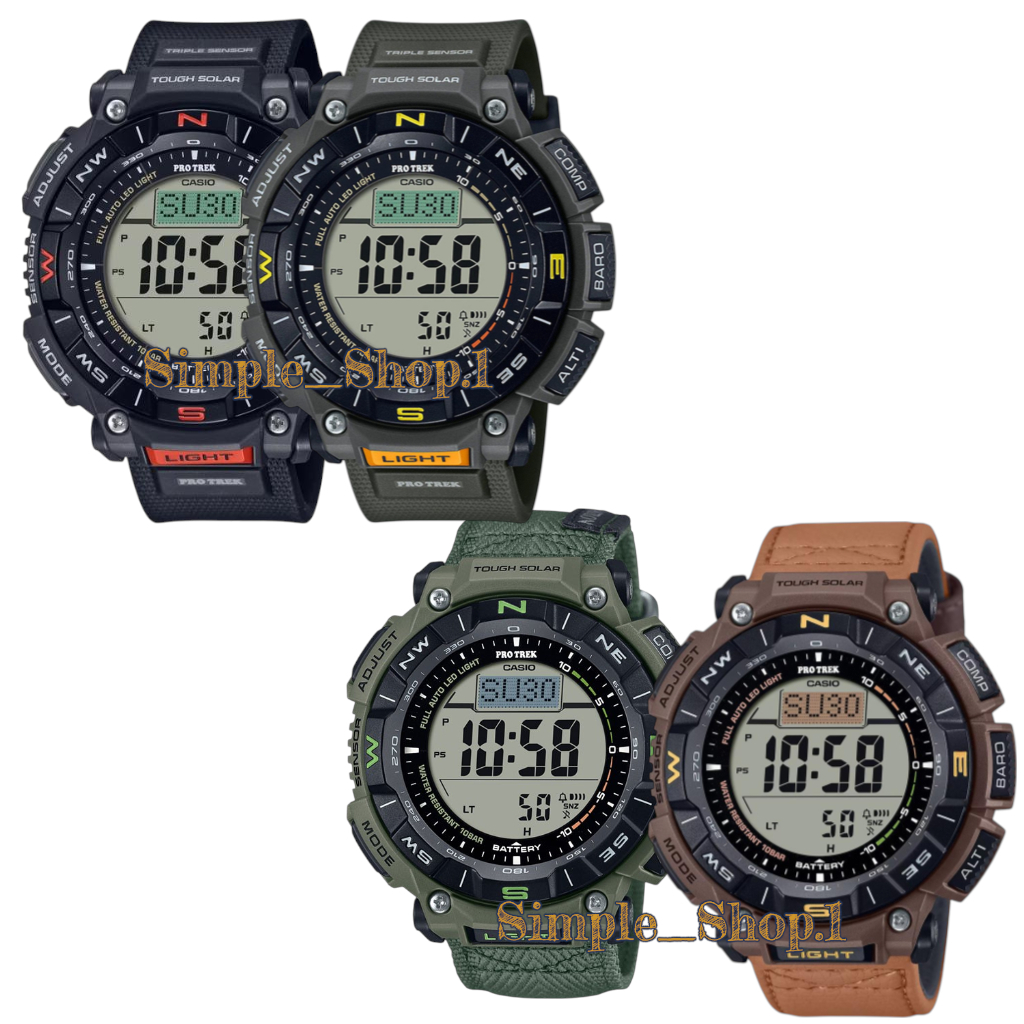Original 100% Casio PROTREK PRG-340-1DR PRG-340-3DR PRG-340L-5DR PRG-340B-3DR Jam Tangan Pria Digita