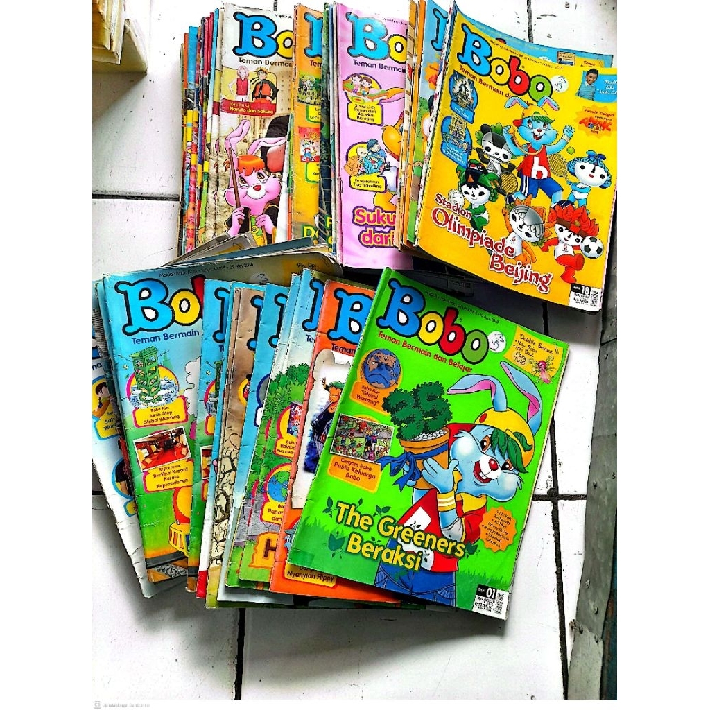 MAJALAH ANAK "BOBO" EDISI KENANGAN TAHUN 2008