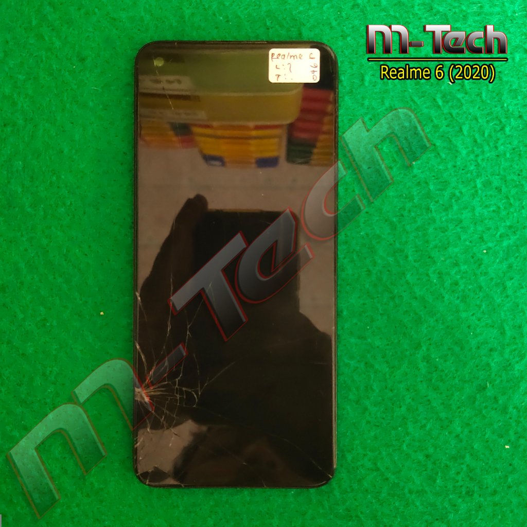 [046] LCD Plus Frame Realme 6 (2020) Minus (Cek Deskripsi)