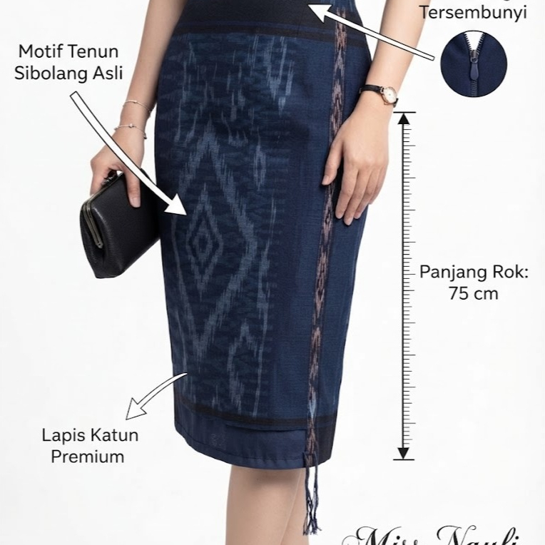 Rok Tenun Ulos Batak Corak Sibolang Modern - Rok Etnik Batik Terbaru by  Miss Nauli