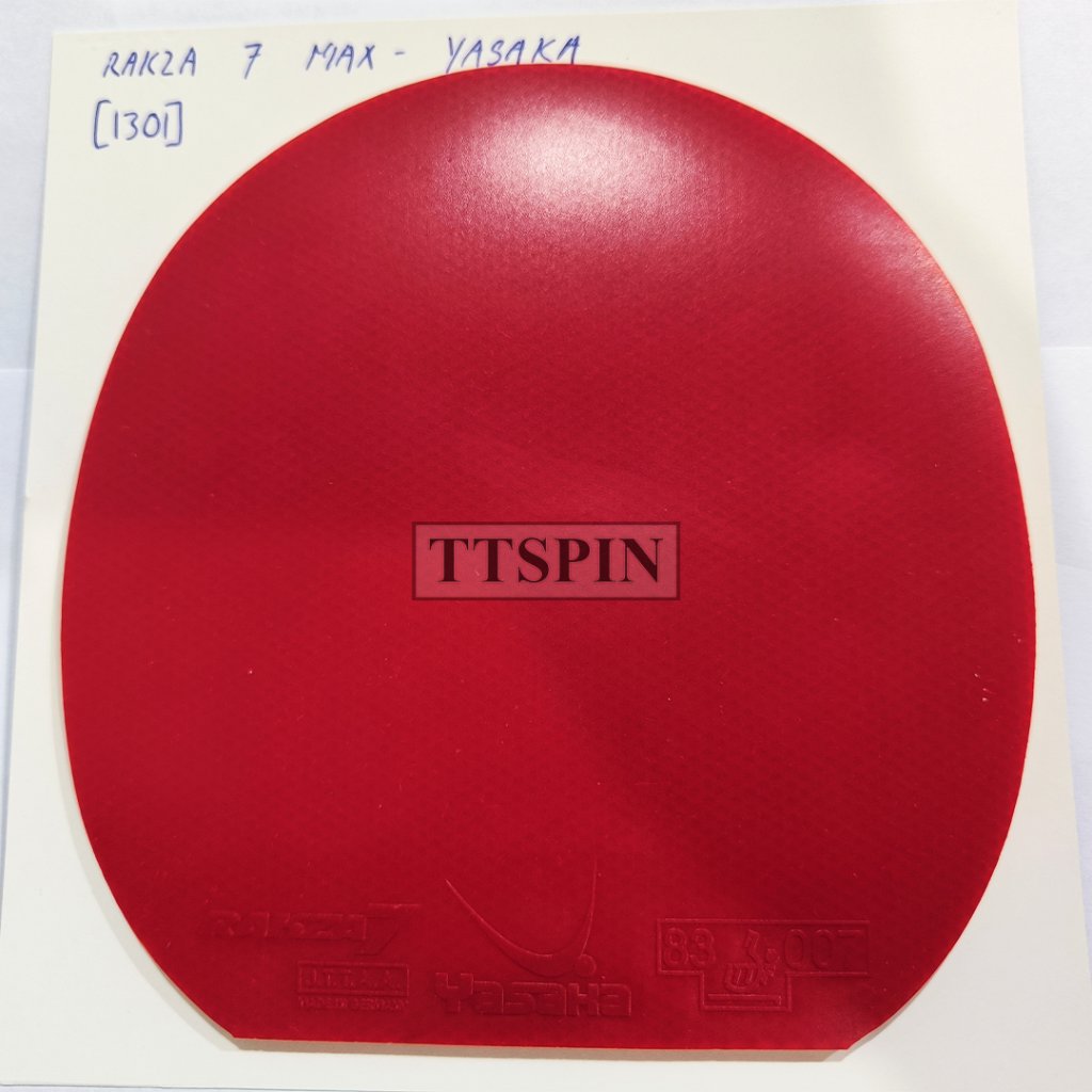 Yasaka Rakza 7 - Karet Pingpong Tenis Meja Bet Bat YASAKA Rakza7 Tujuh Seven VII Rubber Table Tennis