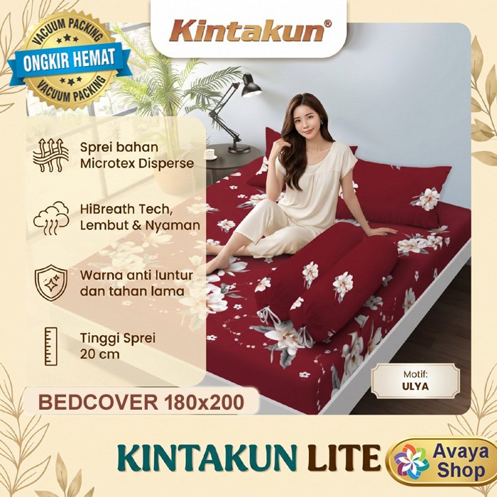 BEDCOVER KINTAKUN 180x200 LITE / BEDCOVER KINTAKUN KING LITE / KINTAKUN BEDCOVER 180x200