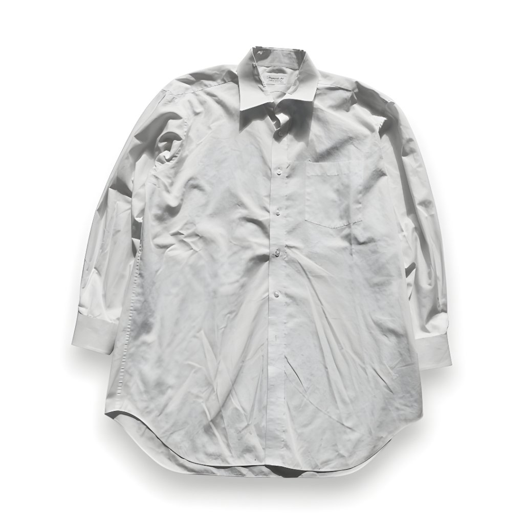 Kemeja Pierre Balmain Paris Dress White Longsleeve Shirt
