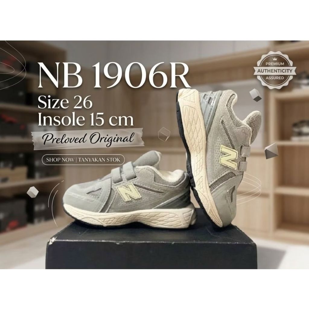 Sepatu Anak Preloved/Second Kids NB 1906R Size 26