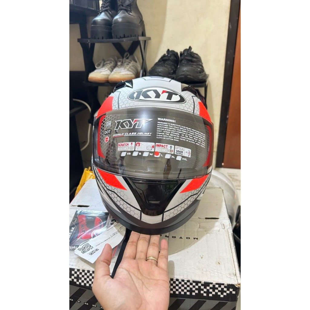 KYT Helm Half Face Original New