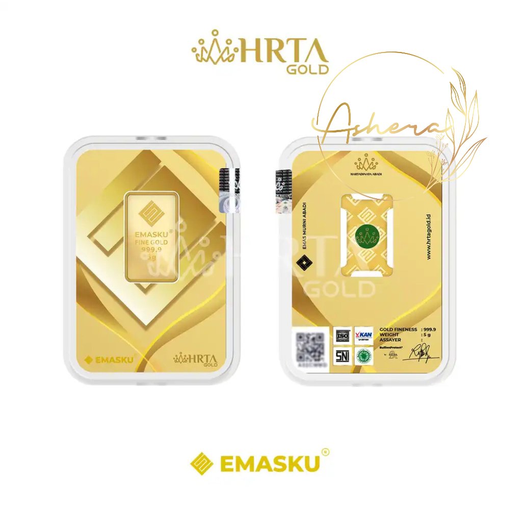 AsheraGold EMASKU Hartadinata 5 10 dan 25 Gram LM LA Emas Logam Mulia