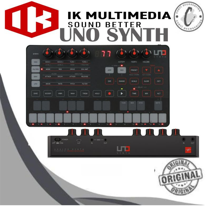 IK MULTIMEDIA Uno Synth Synthesizer Analog Synthesizer