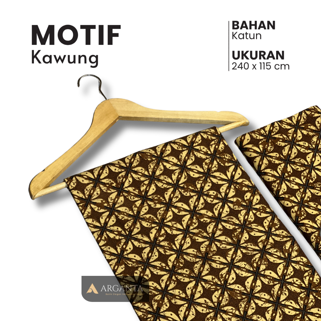 Kain Jarik Premium Katun Halus Motif Kawung Panjang 240 Lebar115cm