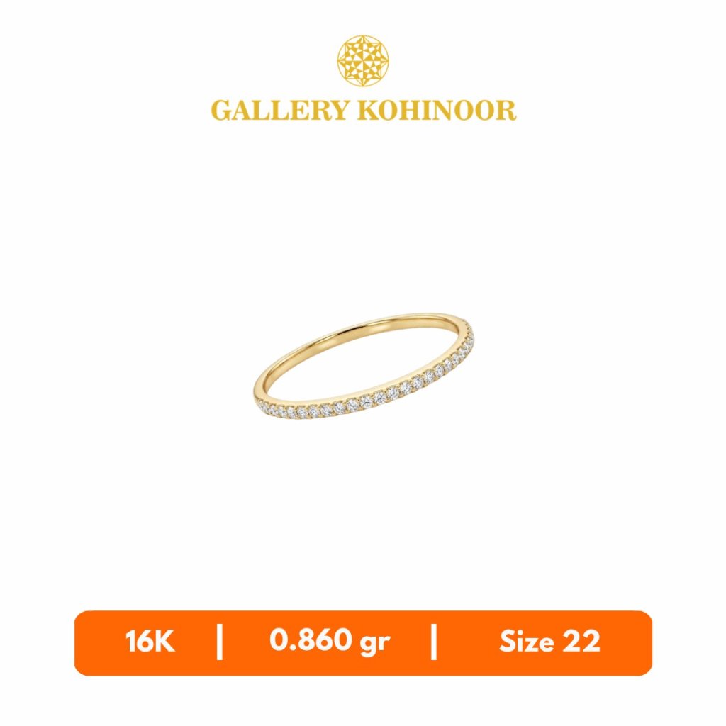 CINCIN LISTRING GALLERY KOHINOOR 0.86 gram 16K 41186