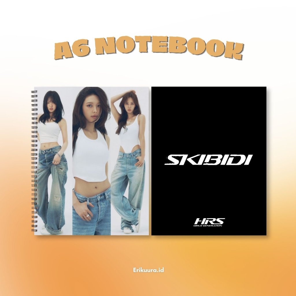 HOLOGRAM A6 NOTES SONE SKIBIDI BUKU NOTE NOTEBOOK KPOP UNOFFICIAL TAEYEON TIFFANY YOONA HYOYEON YURI