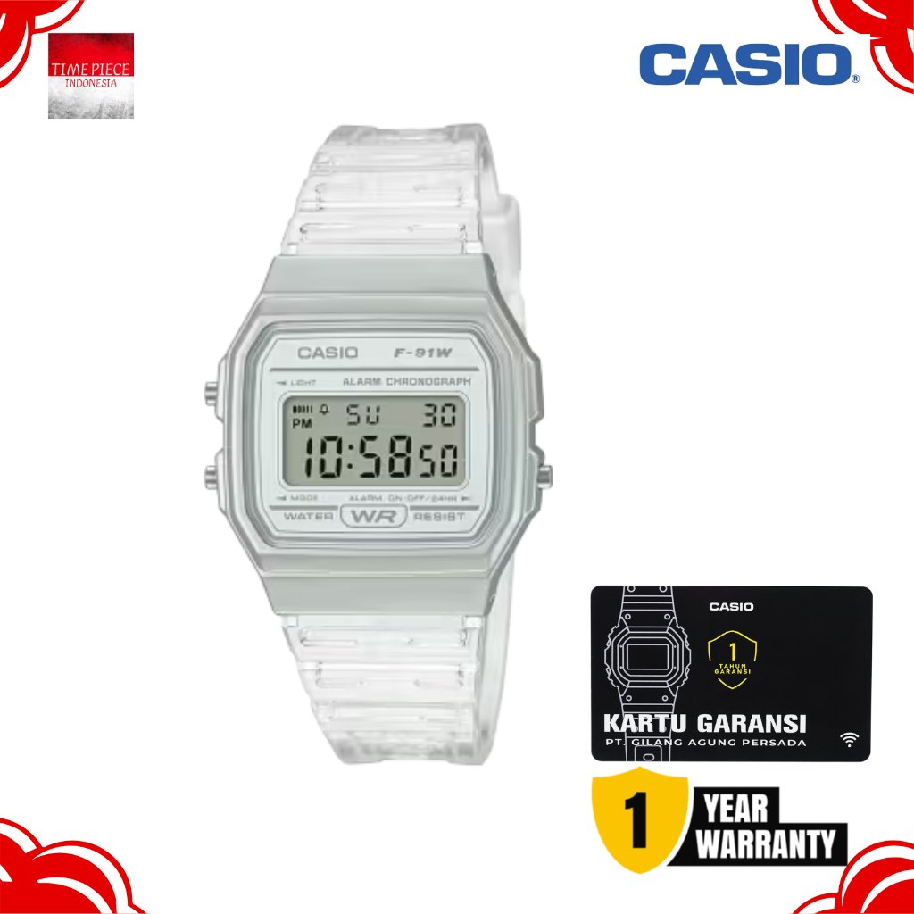 CASIO PRIA DIGITAL F-91WS-7DF / CASIO F-91WS-7 ORIGINAL & GARANSI