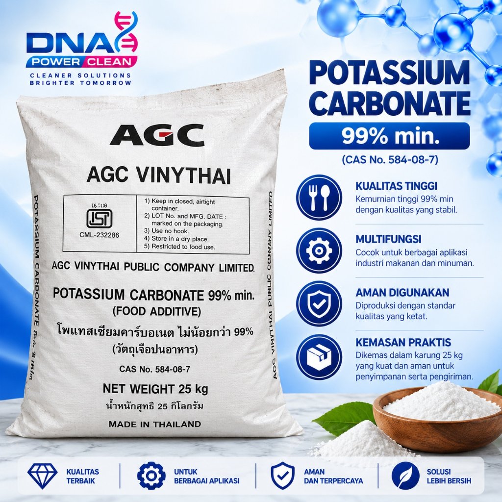 Potassium Carbonate / Soda Kie / Kalium Karbonat 1KG