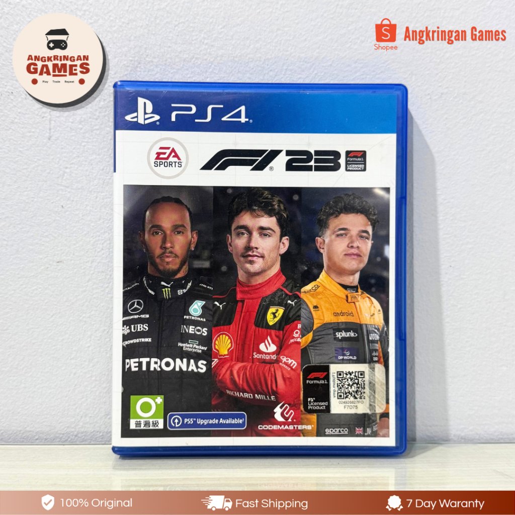 BD Kaset F1 23 PS4 Original Second Bekas | Game Disc Racing Formula 1 Tahun 2023 Terbaru PlayStation