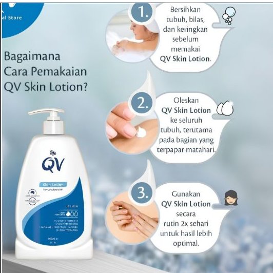 QV LOTION QV SKIN LOTION 250 ML / 500ml BODY LOTION KULIT SENSITIF