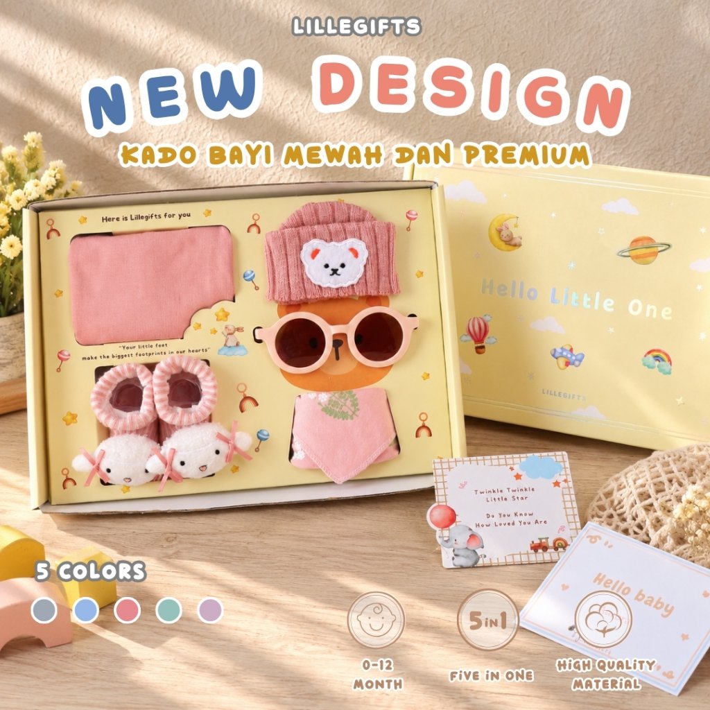 LILLEGIFTS Hampers Bayi Premium Kado Baby Girl Boy Hadiah Lahiran Newborn Gift Perempuan Laki-Laki