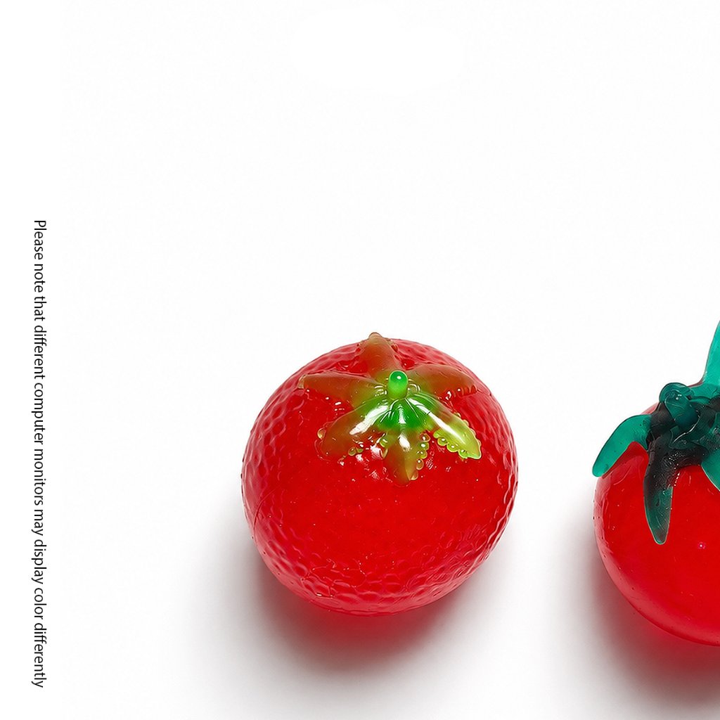 Mainan Bantingan Air Buah Tomat Strawberry Squishy MURAH KEREN LUCU