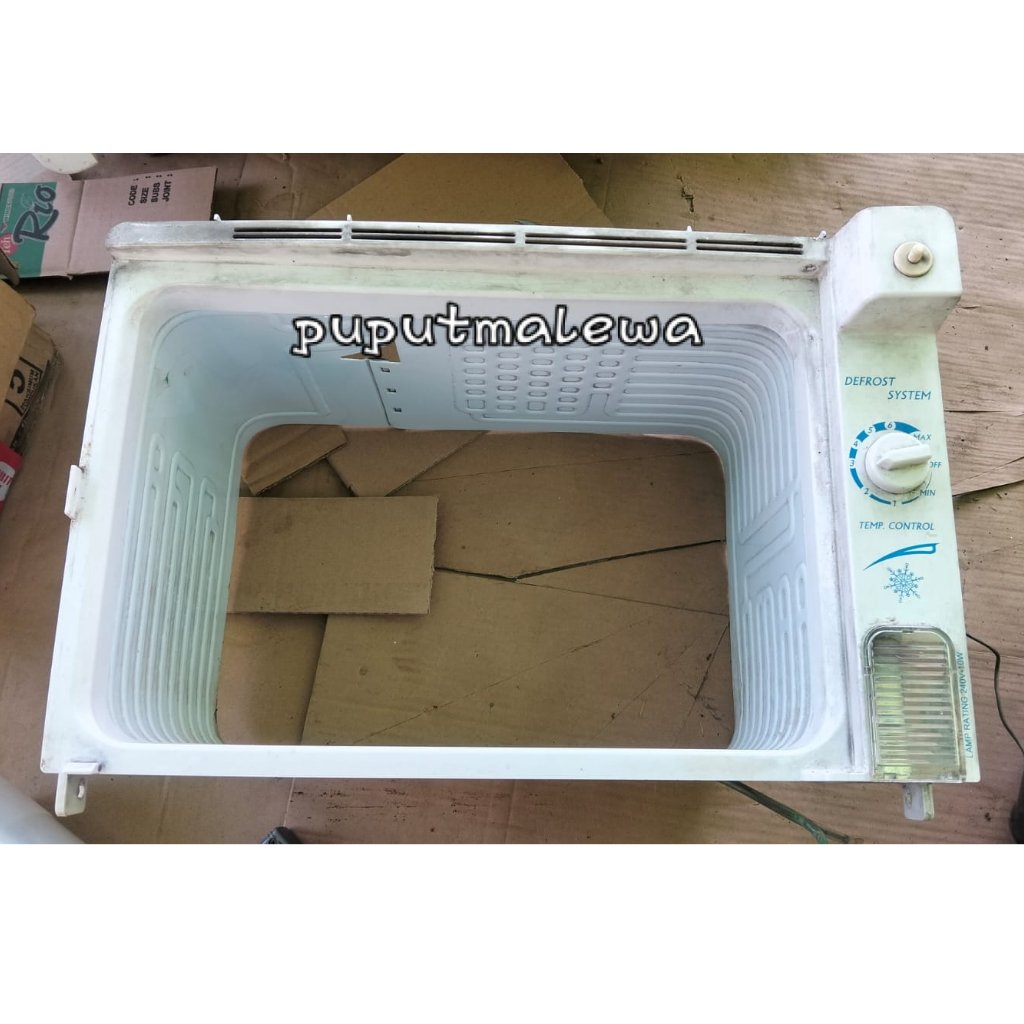 evaporator kulkas sanyo slim beauty