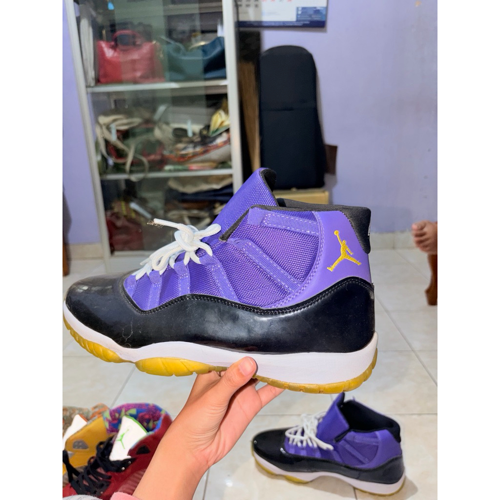 Nke Ar Jordan 11 Ungu/Hitam (LIKE ORIGINAL)