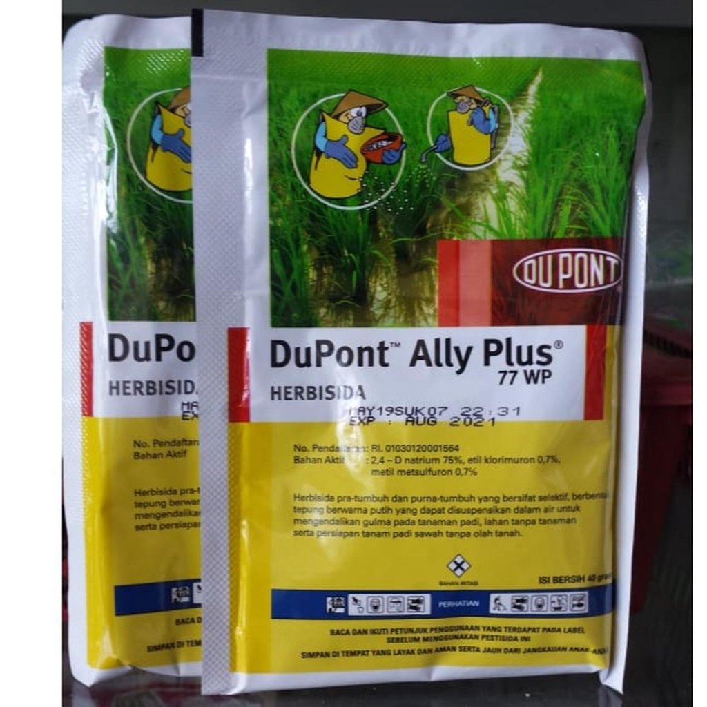 Obat Rumput Ally Plus Herbisida rumput Selektif Untuk Gulma Sawah isi 40 gram