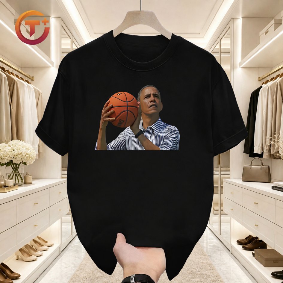 Kaos Unisex T+ Mr Obama, Layanan COD Tersedia, Bisa Jadi Pengganti Kemeja Harian Serta Kaos Polo Gay
