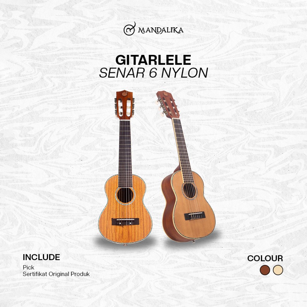 Gitar Junior Mandalika Senar Nylon Gitar Lele Premium - NS
