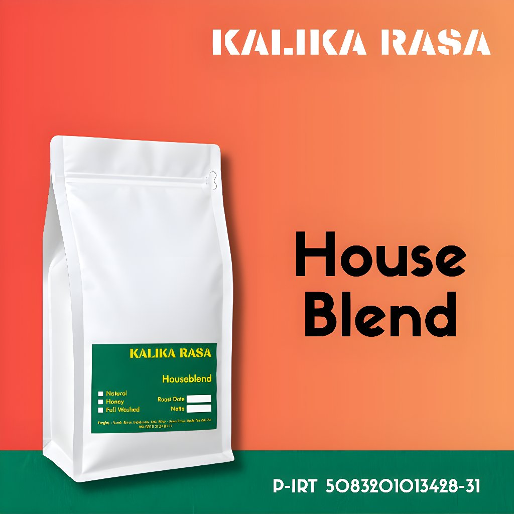 Kopi Houseblend Speciality Arabika 50% Robusta 50% - Biji / Bubuk Kopi Arabika Robusta Premium Fresh