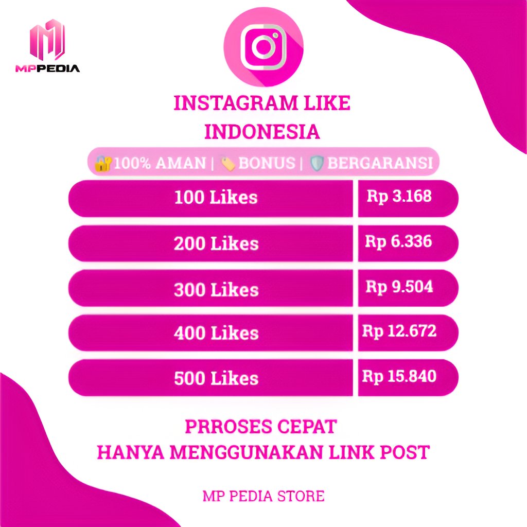 Likes Instagram Indonesia - Like IG Indo Murah Bergaransi Proses Cepat