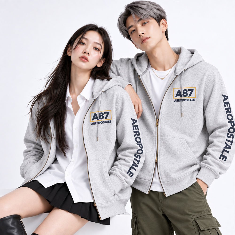 JAKET PRIA AEROPOSTALE AE2225 FULLZIP HOODIE