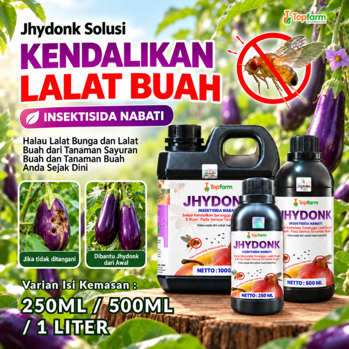 Obat Lalat Buah Topfarm / Racun Lalat Buah Terong / Obat Lalat Buah Pada Terong / Obat lalat Bunga B