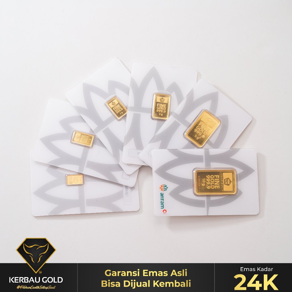 Logam Mulia Press Antam  0.5GR - 3GR 24K - Emas 100%
