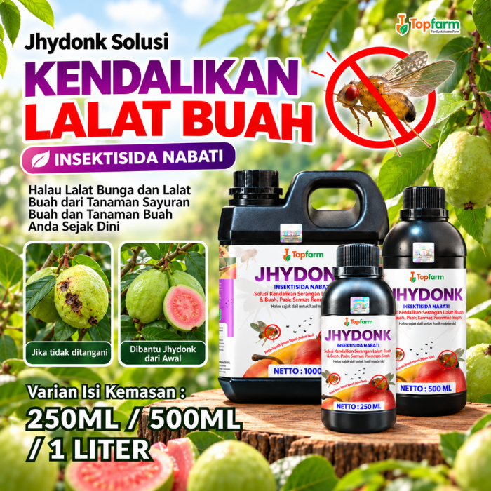 Obat Lalat Buah Topfarm / Obat Untuk Lalat Buah Jambu /  Obat Lalat Buah Jambu Kristal / Obat Lalat 
