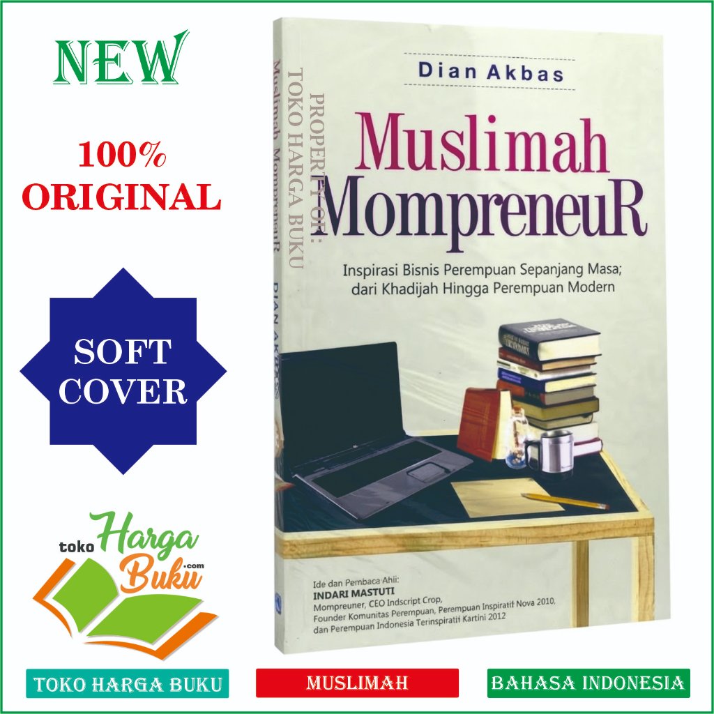 Buku Muslimah Mompreneur Inspirasi Bisnis Perempuan Sepanjang Masa dari Khadijah Hingga Perempuan Modern Pustaka Arafah