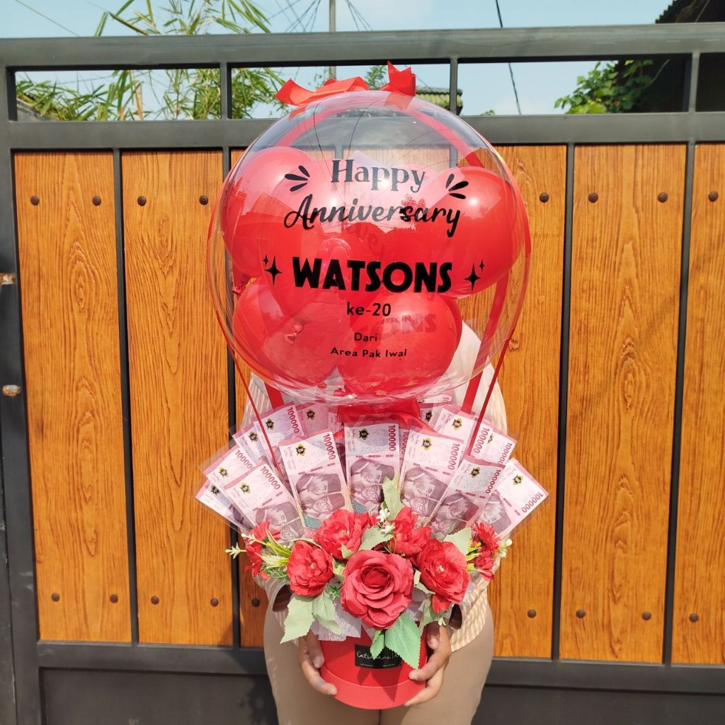 Bucket Balon Uang Money Bucket Balon Uang Mainan Kosongan Catsaurus id