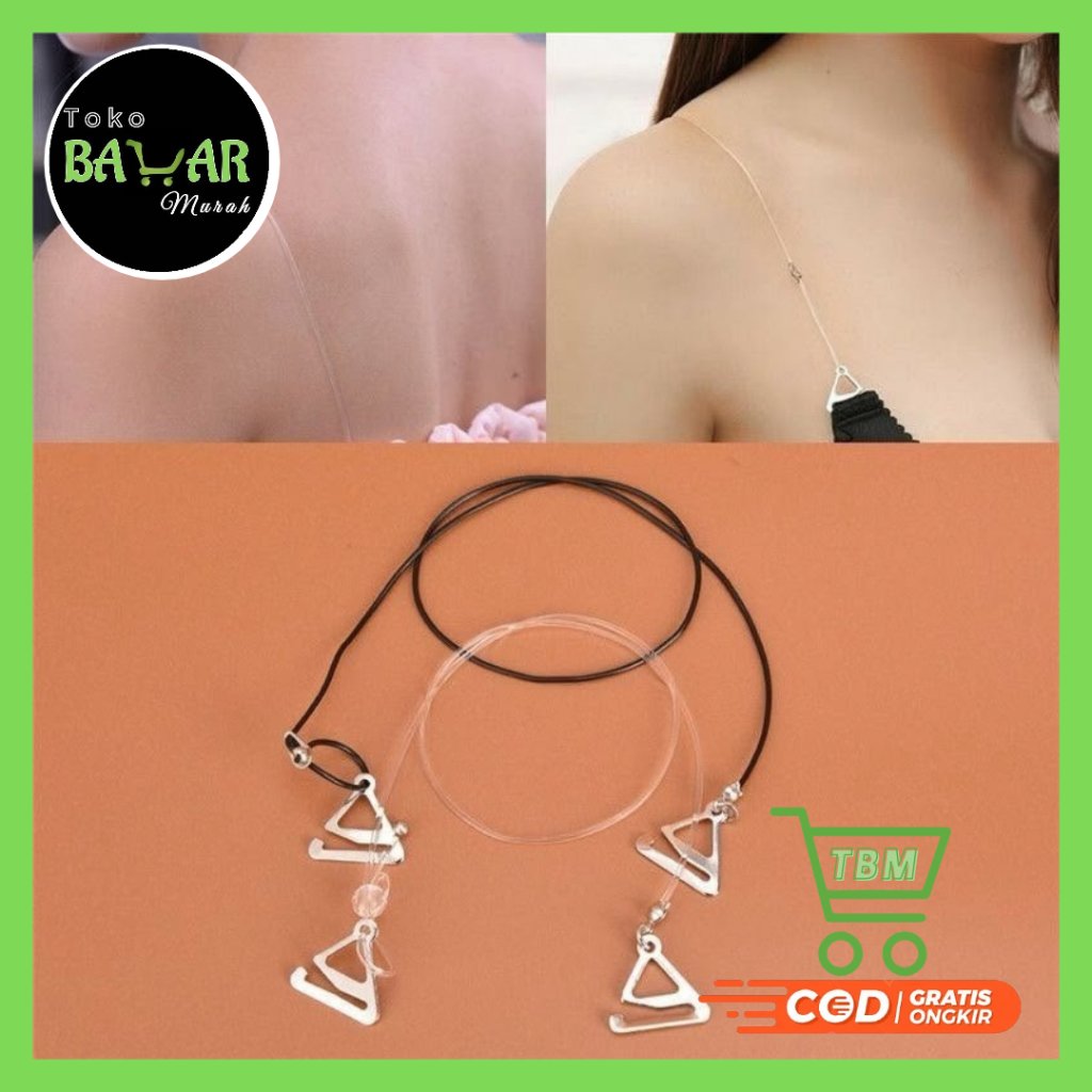 BZ Karet Penopang Bra Strap Pengatur Tali Bra Wanita dengan Gantungan Segitiga