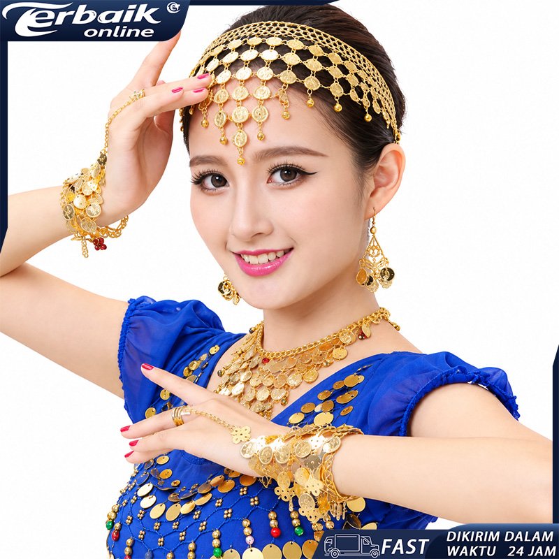 Gelang Kuku Jari/Gelang Cincin India/India Rantai EmasGelang Cincin Belly Dance/Pengantin Adat Kuku/