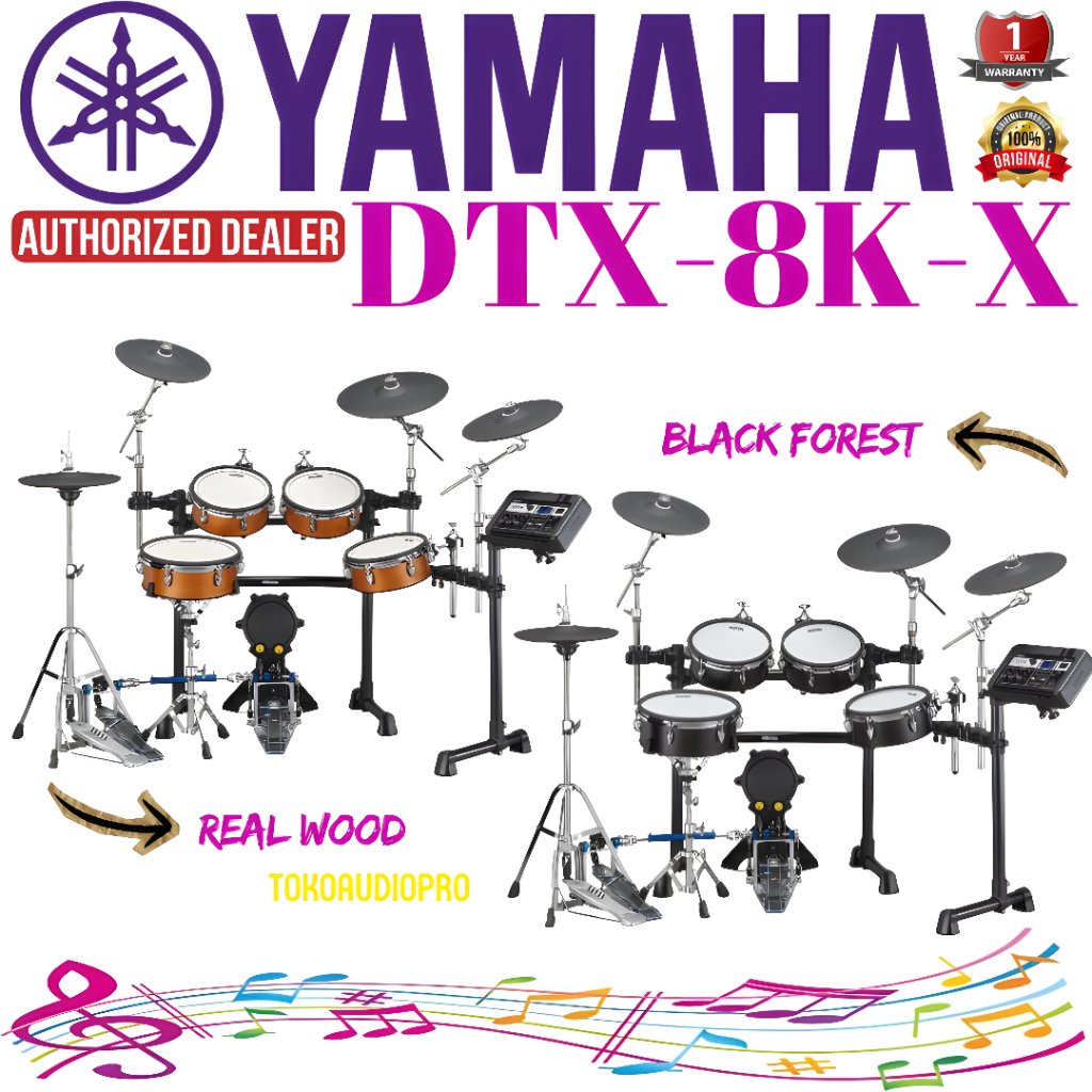 Drum Yamaha DTX8K-x Digital Drum Set Yamaha DTX-8KX