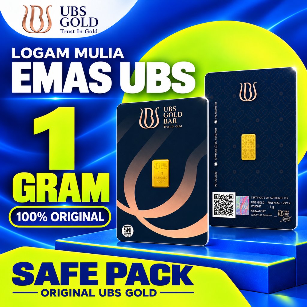 Emas Ubs 1 Gram LM Logam Mulia Ubs 1 Gram Sertifikat Terbaru